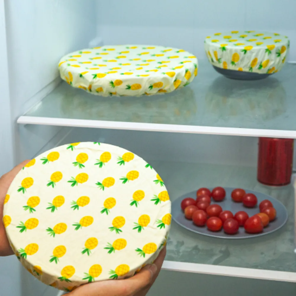 

Bowl Covers Reusable in 3 Size Stretch Cloth Fabric Bowl Covers Elastic Food Storage Covers Bread Bowl Covers Reusable Lids