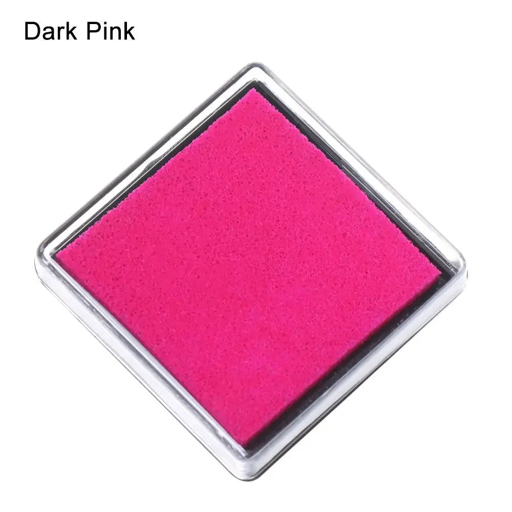 Multi-Color Art Decor Scrapbooking Ink Pad - Square Fingerprint Stamp Pads for Office & School Supplies