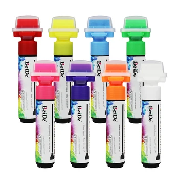 8 Colors Liquid Chalk Marker Pen 30mm Erasable Graffiti Markers for Stone Glass Whiteboard Window Art Supplies 1