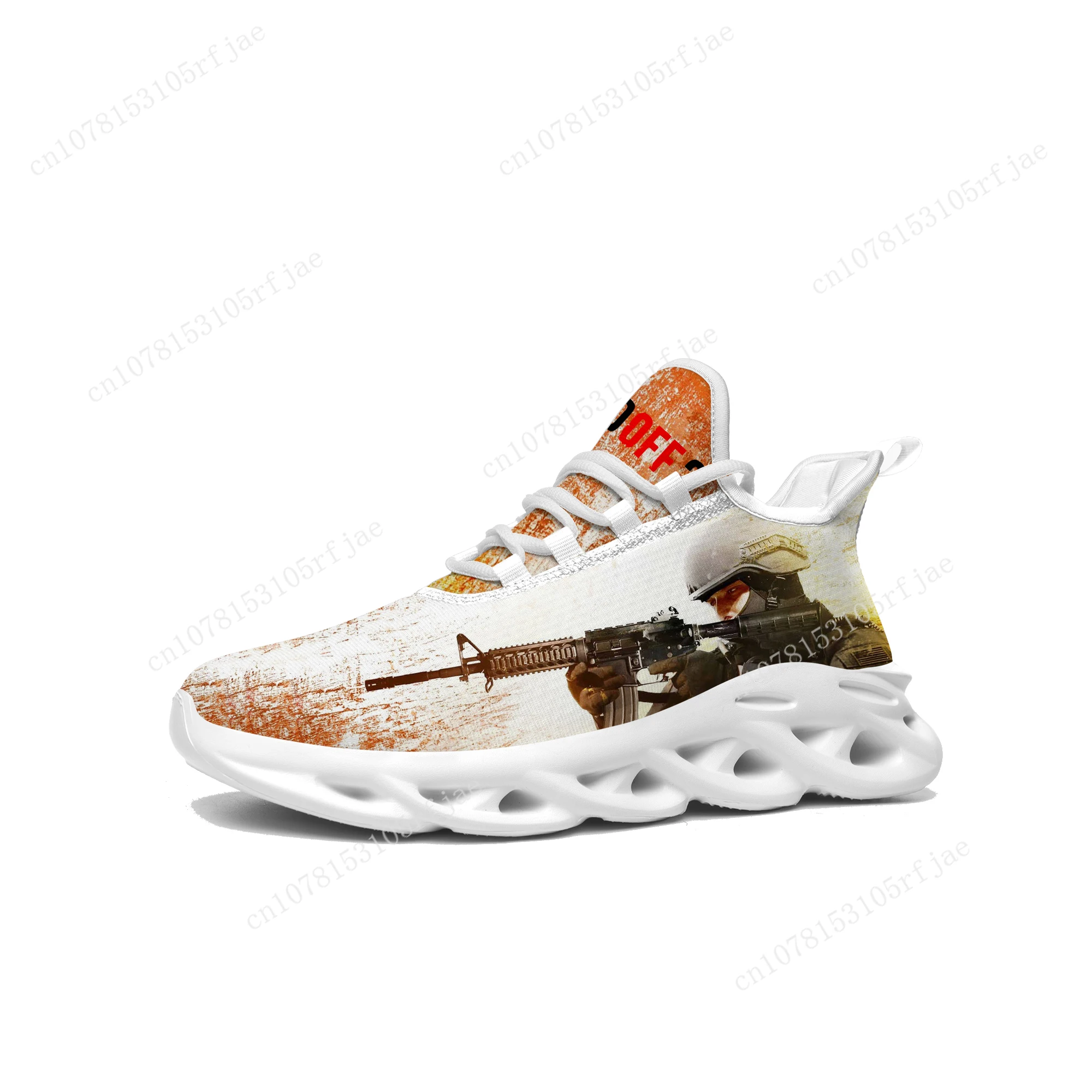 Standoff 2 Sneakers Cartoon Game Mens Womens Teenager Sports Running Shoes High Quality Fashion Custom Made Built Lace Up Shoes