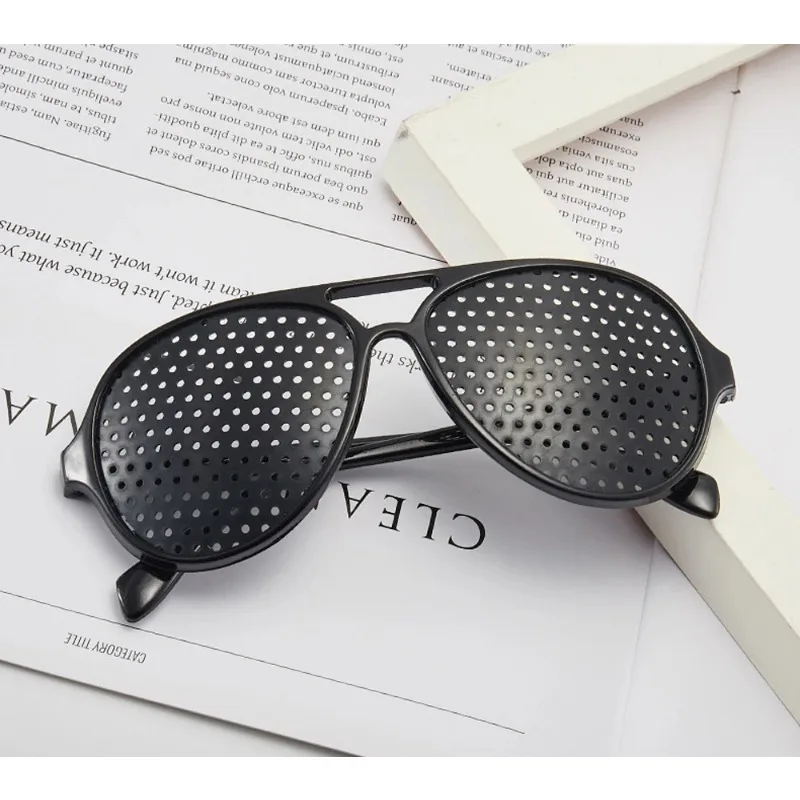 Vision Care Wearable Corrective Glasses Improver Stenopeic Pinhole