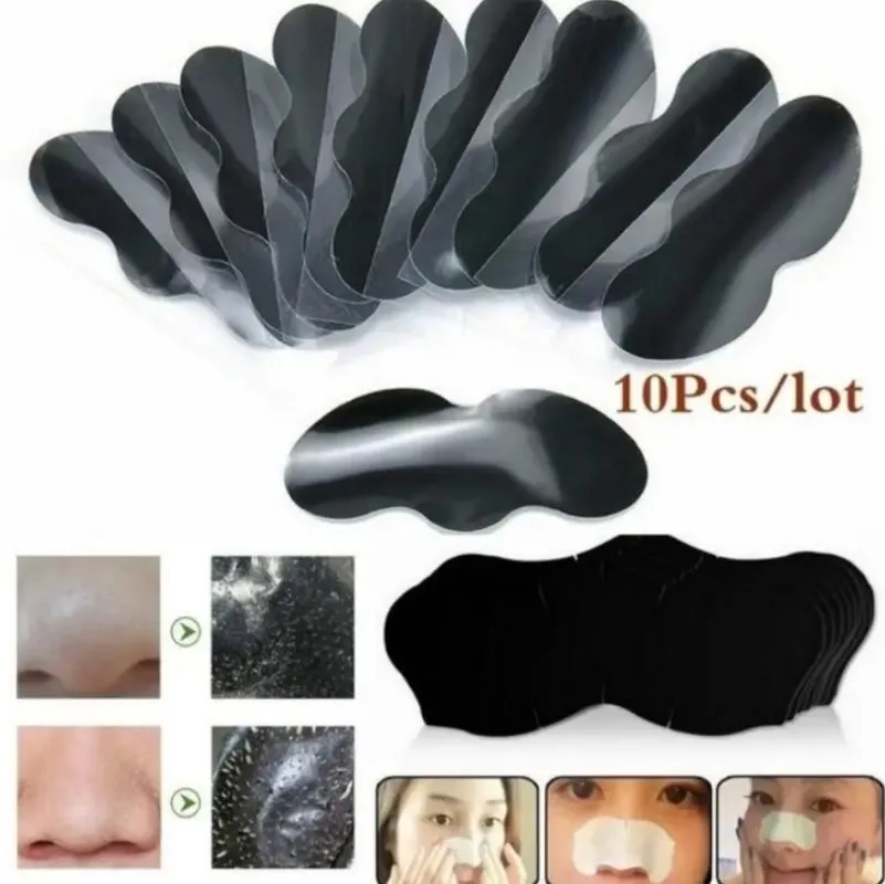 Nose Blackhead Remover Mask Deep Cleansing Skin Care Shrink Pore Acne Treatment Nose Black dots Pore Clean Strips 10-50pcs blackhead remover,blackhead instrument,acne stickers