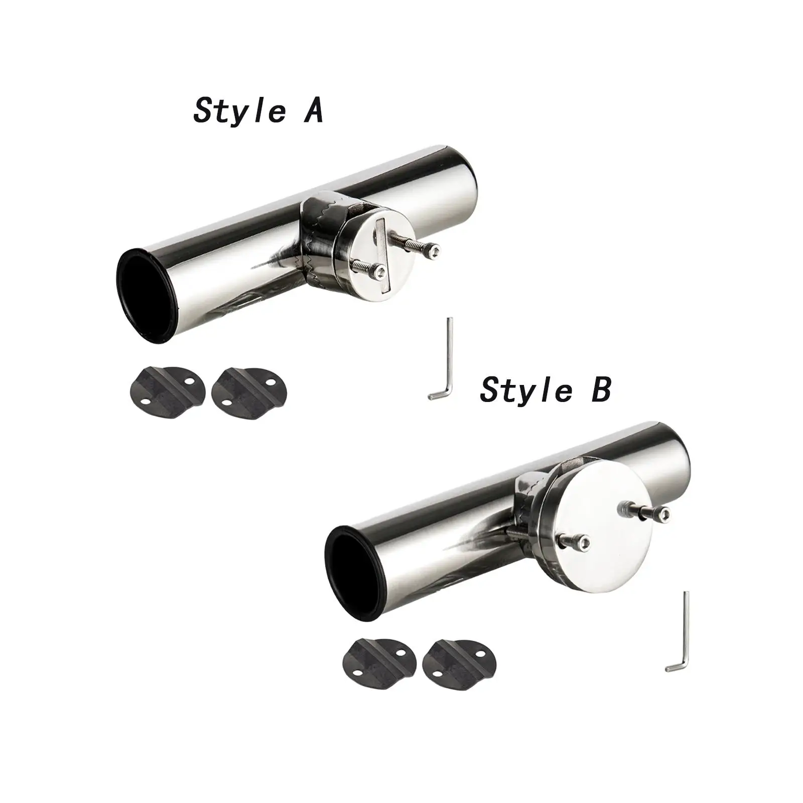 Fishing Rod Holder High Performance Adjustable Fishing Pole Holder Boat Rod Holder Stainless Steel for Truck Yacht RV Rails Boat