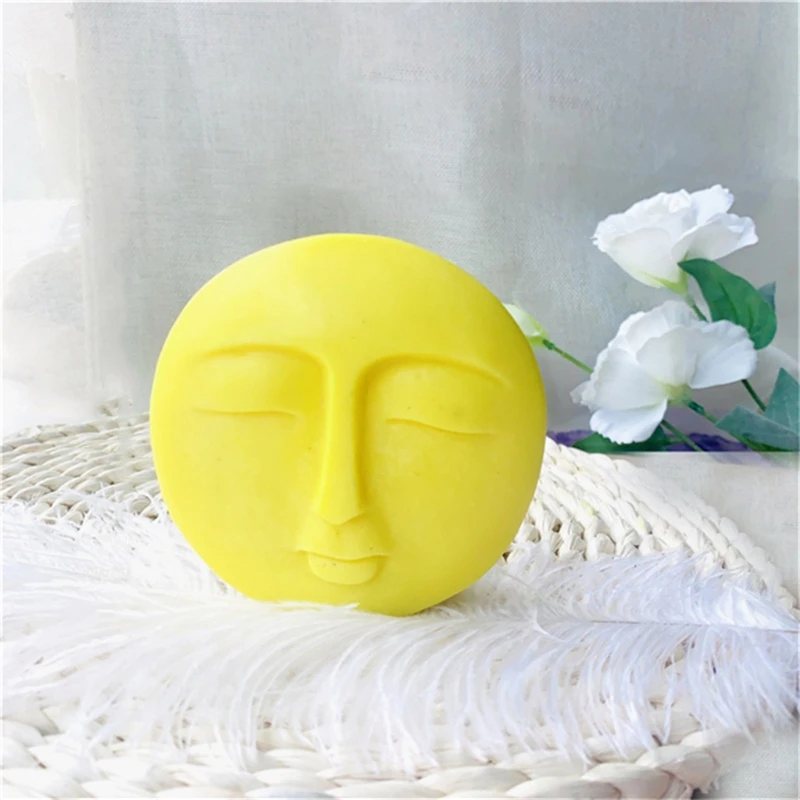 Face Decoration 3D Soap Mould DIY Epoxy Mold Handmade Candles Aroma Wax Soap Molds for Decorations