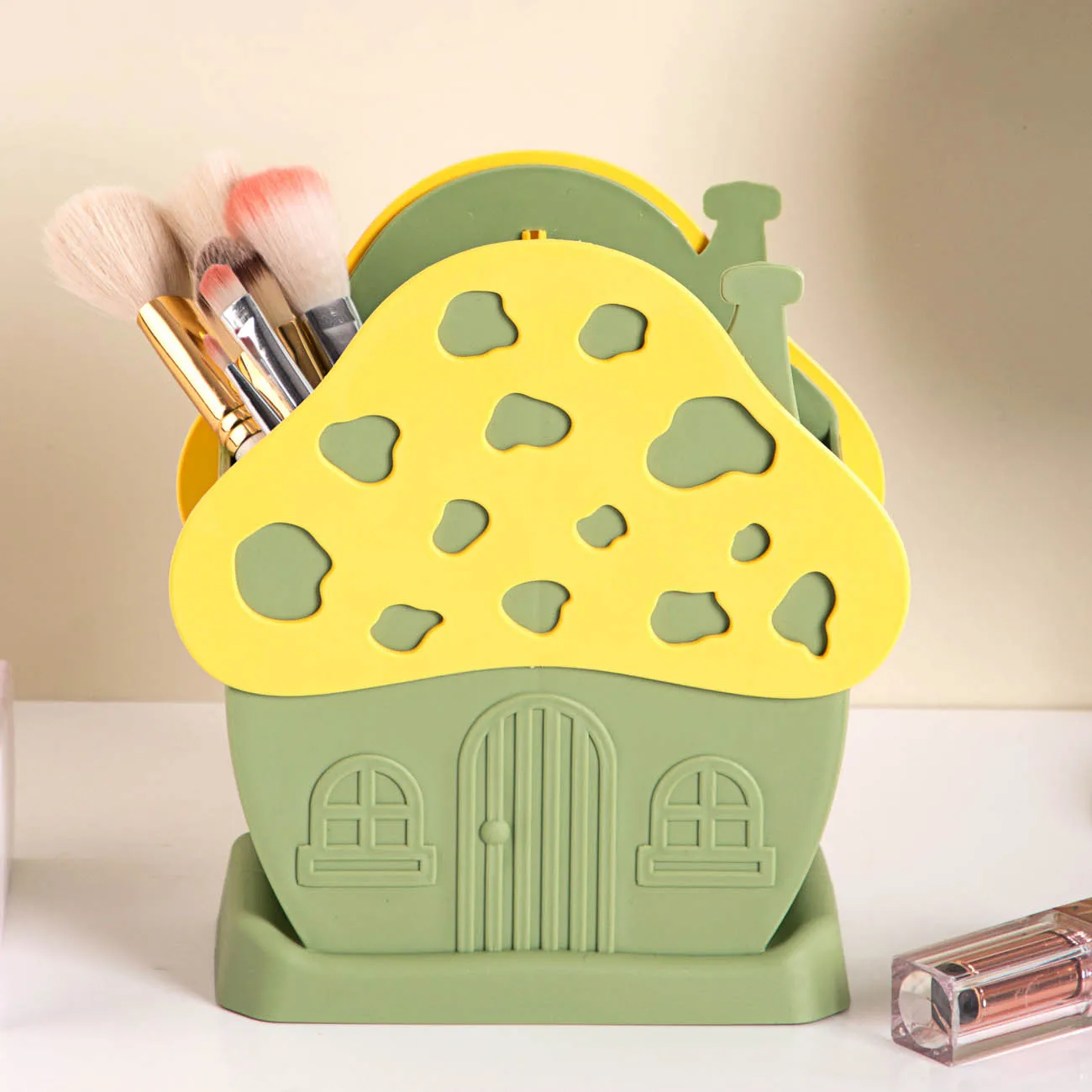 Cute Kitchen Tableware Storage Rack Hollow Drainer Spoon Fork Holder