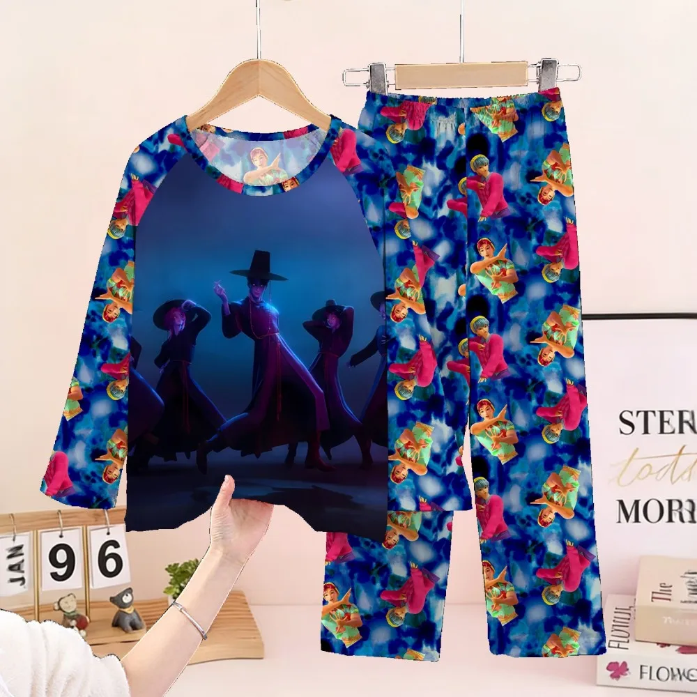 Children's Pajamas Set Full Sleeve Cartoon Kpop Demon Hunters Girls Pajama Middle Kids Homewear Boys Clothes Set Pijamas Infanil Se0afe8806a714e6da529c52d08cfe7a5R
