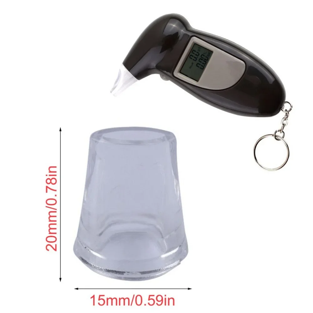 20pcs/lot Digital Breath Alcohol Tester Breathalyzer's Mouthpieces Blowing Nozzle for Keychain Alcohol Tester dfdf