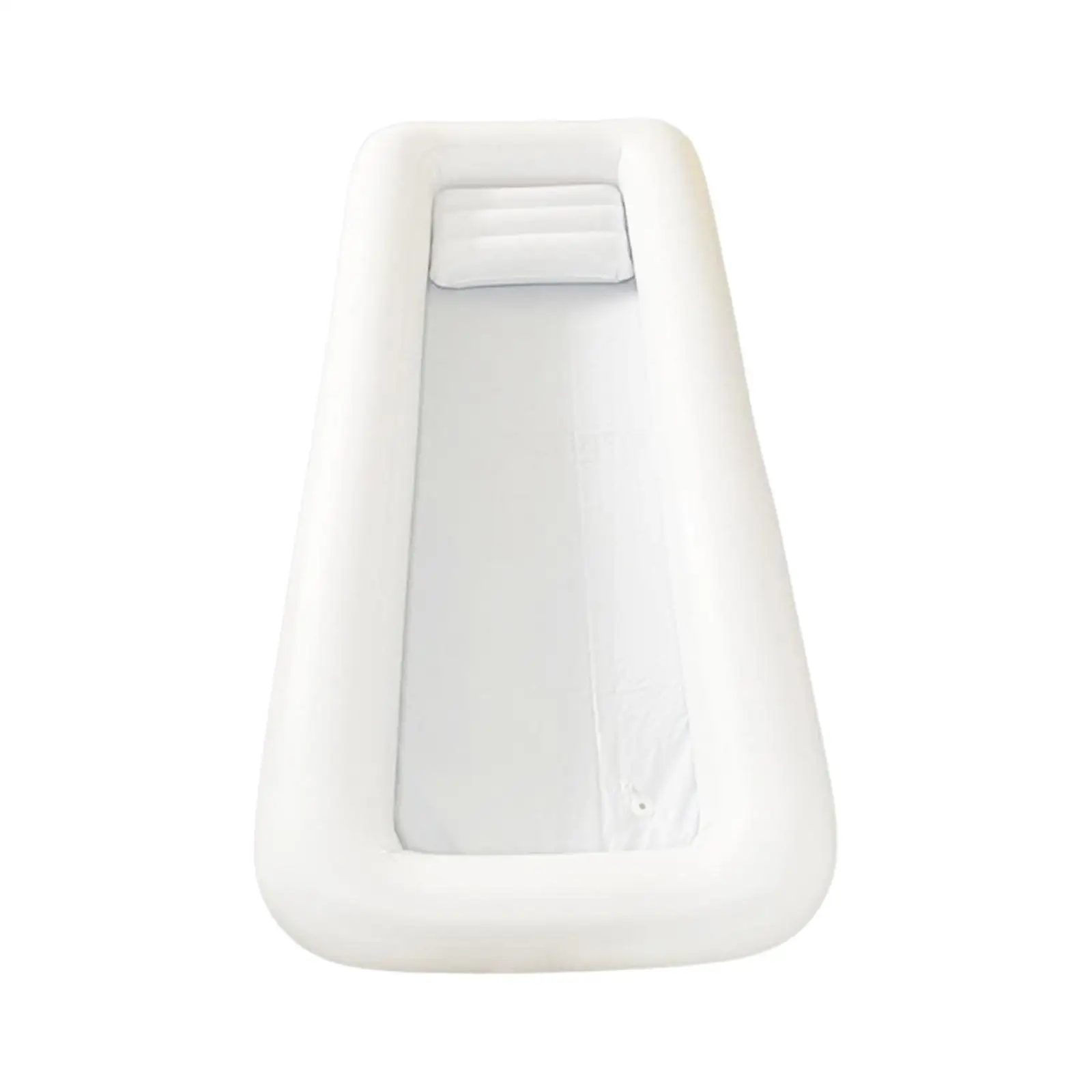 Large Soaking Blow up Bathtub White Home SPA Bathtub for Men Women Elderly