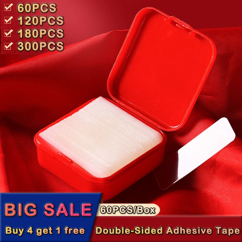 Double sided non marking Tape PVC Transparent Adhesive Wall Tape Reusable Waterproof Sticker