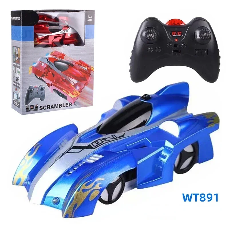 New RC Wall Climbing Car Toys Remote Control Car Drift Flashing Race Toys Anti Gravity Car For Kid Mini Stunt RC Toy Gifts 3