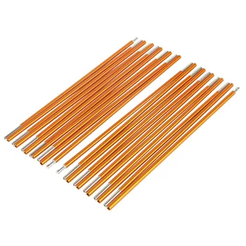 8.5mm Portable Aluminum Alloy Tent Pole Outdoor Camping Equipment Accessories Foldable Thickenned 3.2m 3.4m 3.6m 3.9m 4.1m