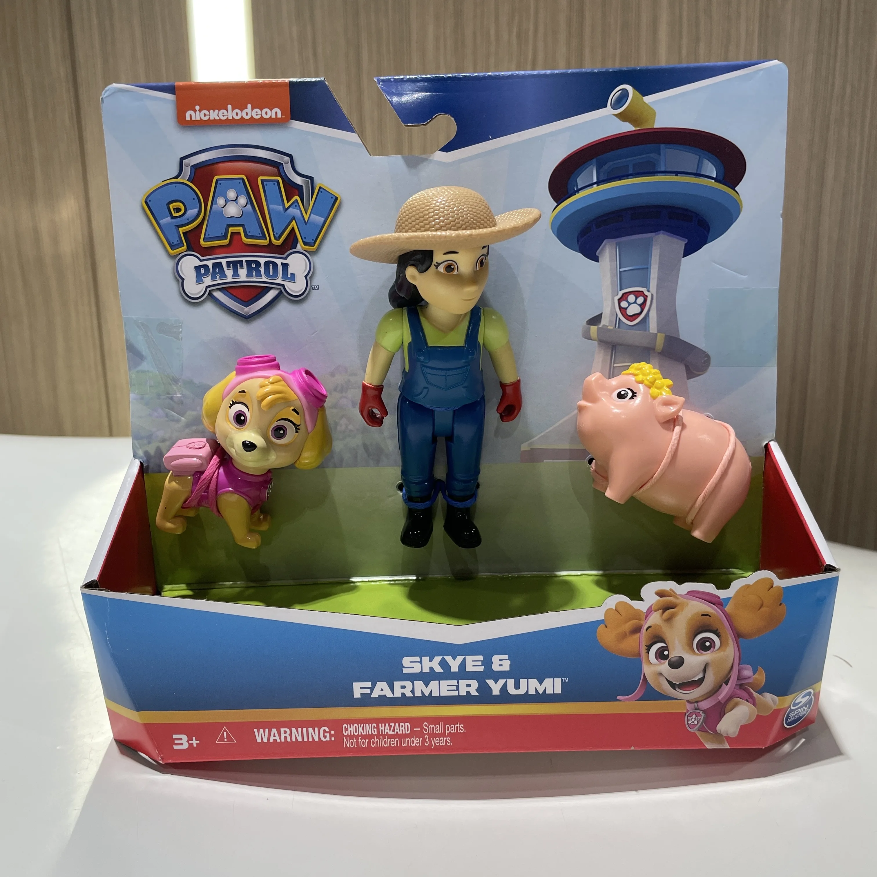 100% genuino Paw Patrol capitán turbo Mayor Goodway Chickaletta Humdinger Danny Yumi conjunto de figuras de acción niños