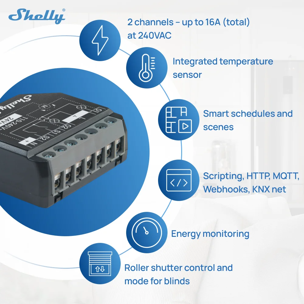 שלי 2PM Gen4 Zigbee 2 ערוץ מתג חכם שליטה בחומר וילונות נילודים מדידת כוח תואם Alexa Homekit Google Home