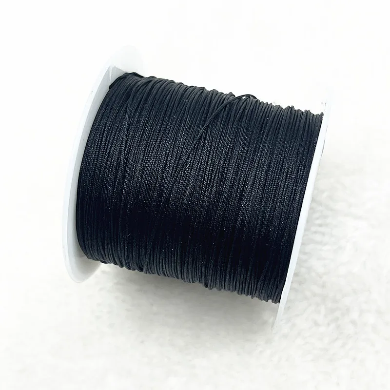 30M/Roll 0.4mm Nylon Cord Thread Chinese Knot Macrame Cord Bracelet Braided String DIY Tassels Beading String Nylon Cord Macrame Cord