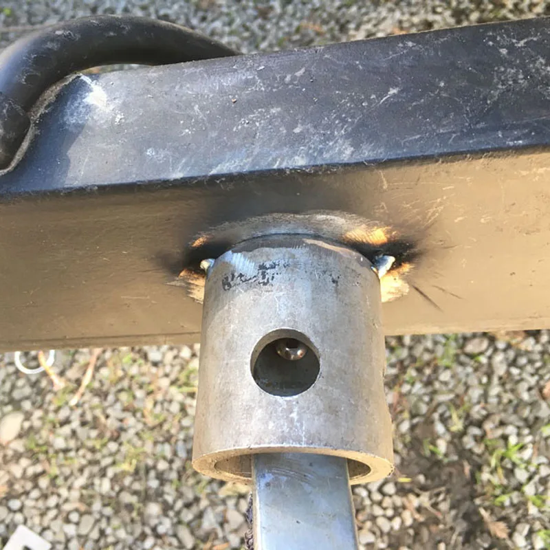 CVP Trailer Jack Replacement Parts Weld-on Mounting Pipe Swivel RV Parts Camper Accessories Caravan Components