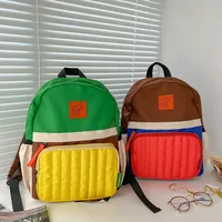 Korean Style Waterproof Baby Kids Backpack Girl Travel Bag Plush Backpacks Schoolbag for Kindergarten Children Boys Bookbag 1