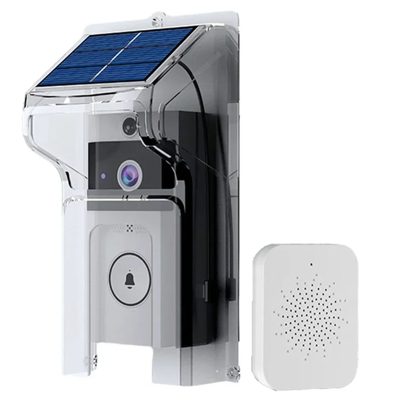 Timbre Videoportero WiFi 1080P - Resistente Al Agua IP65, Visión Nocturna, Comunicación Bidireccional, App Móvil