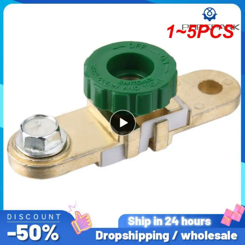 

1 ~ 5 шт., 1,7 см изоляционный переключатель аккумулятора мотоцикла, автомобильный быстроразъемный переключатель с ABS, поворотные детали автомобиля, грузовика