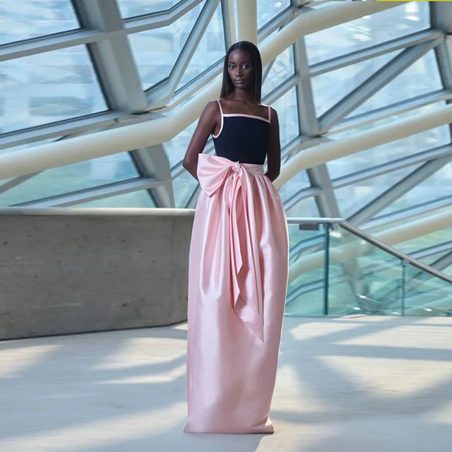 Any satin skirt, long skirt, black long skirt, evening skirt, floor length  skirt, - Skirts