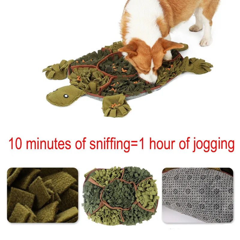 Snuffle Mat for Large Dogs Puzzle Toy Resizable Slow Feeding Mat Portable  Pet Training Mat for Foraging Skills & Stress Relief - AliExpress