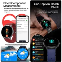2026 New physical health Analysis Uric Acid Smart Watch Body Fat ECG+PPG BP Blood Oxygen HD Clock BT Call Smart Watch Men Women - Image 5