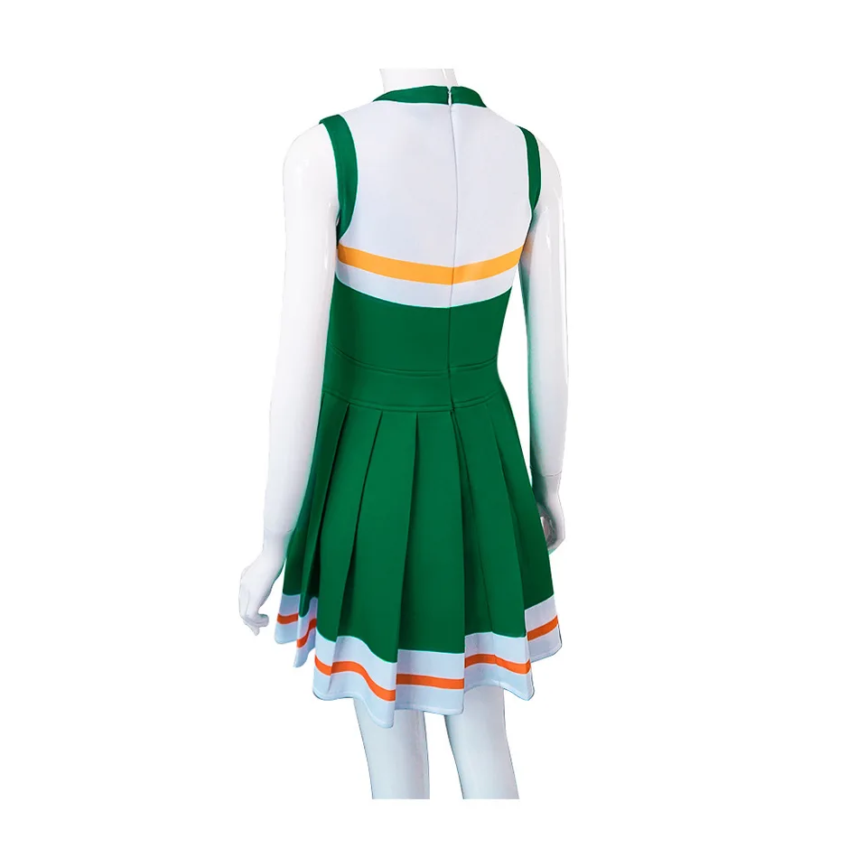 Strangers4 Cosplay Costume Eleven Dress Hawkins High School Green  Cheerleader Dresses for Women Girls Halloween Party Costumes - AliExpress  200000532