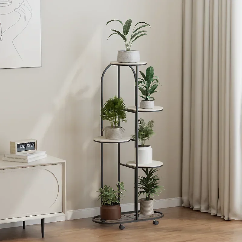 Simple Modern Stand for Flowers Interior Decor Plant Shelves Floor Multi-storey Flower Rack for Living Room Plants plant stand wooden flower shelf