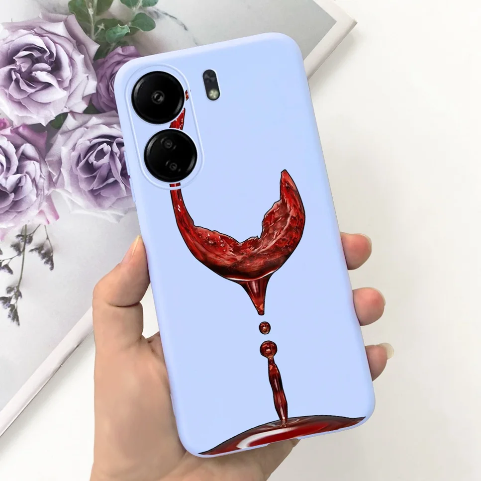 For Xiaomi POCO C65 Case Cute Cartoon Cat Painted TPU Silicone Back Cover For Xioami POCO C65 POCOC65 C 65 6.74 Phone Case Funda