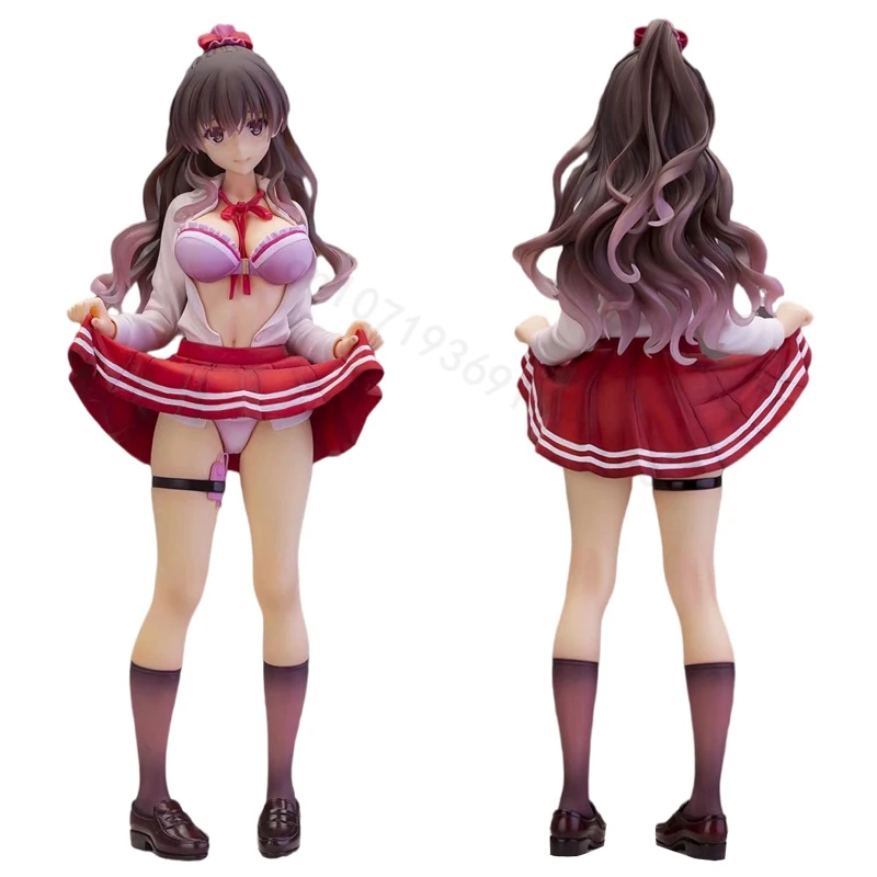 

18cm Sexy Lift the Skirt Beauty Girl Anime Figure Misaki Kurehito Kuroya Shinobu Works Action Figures Adult Collection Model Toy