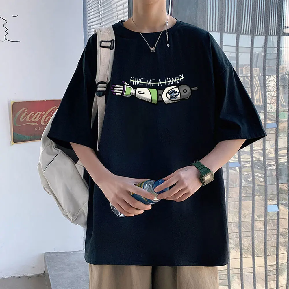 

Funny Give Me A Hand Graphic Tshirt Unisex y2k Fashion Casual T-shirts Short Sleeve Men Women Anime Cartoon T Shirts Streetwear