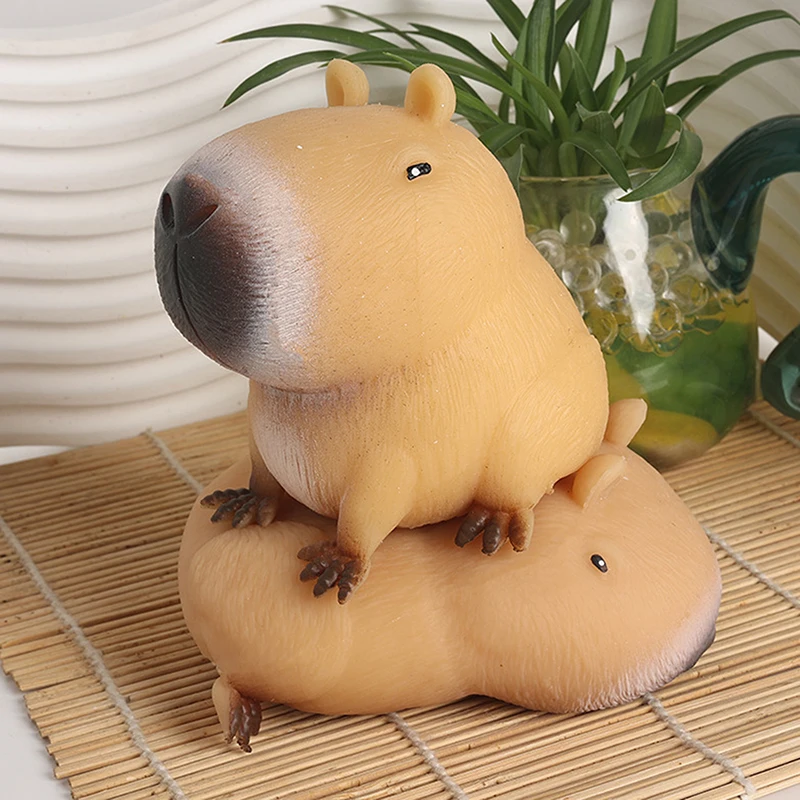 Cartoon Kawaii Capybara Pinch Toys Creative Funny Squeeze Relif Stress Doll Slow Rebound Super Soft Small Toy For Children Gift 6