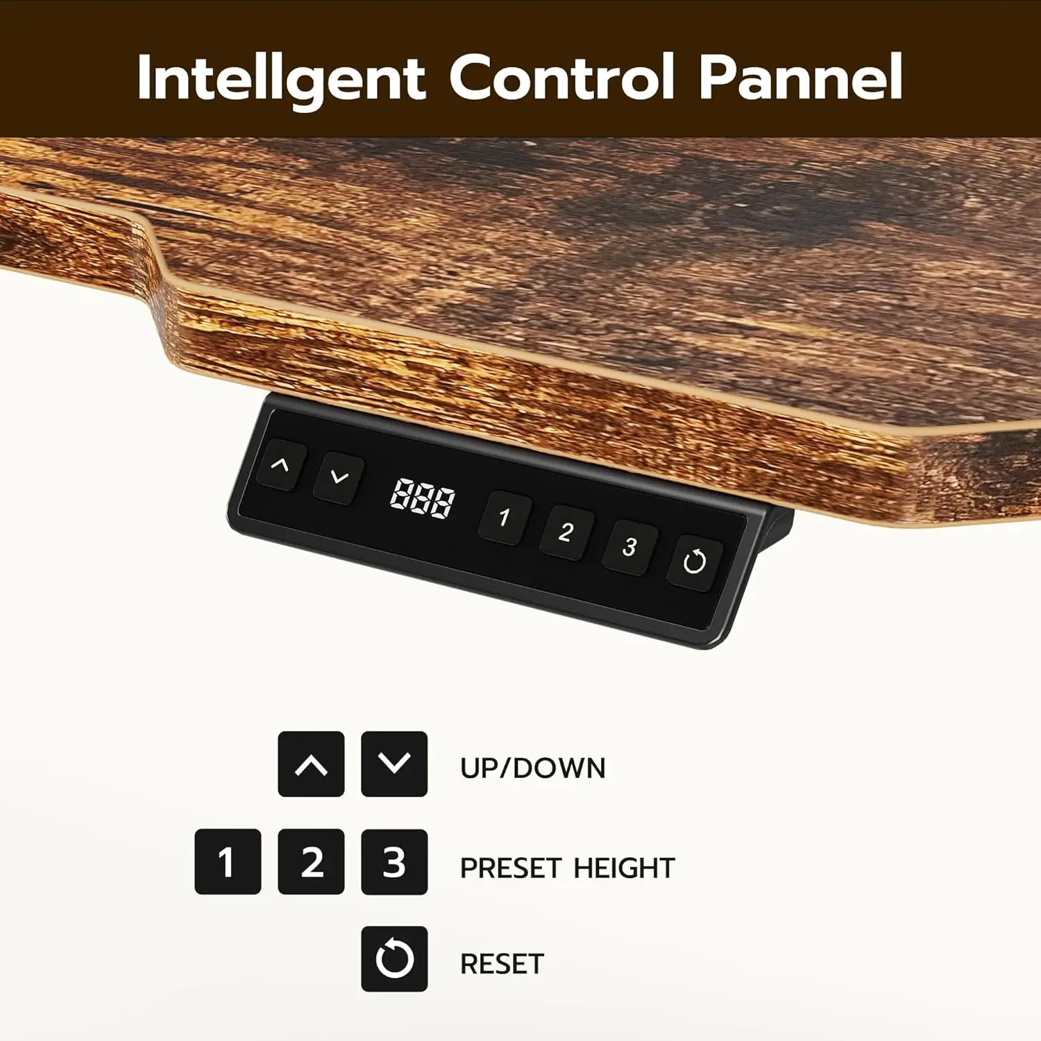 59 Inch L Shaped Standing Desk Adjustable Height, Electric Corner Standing Desk, Sit Stand Computer Table