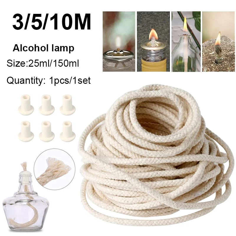 Olielamp Lont 10 Stuks – Knaak Commerce B.V