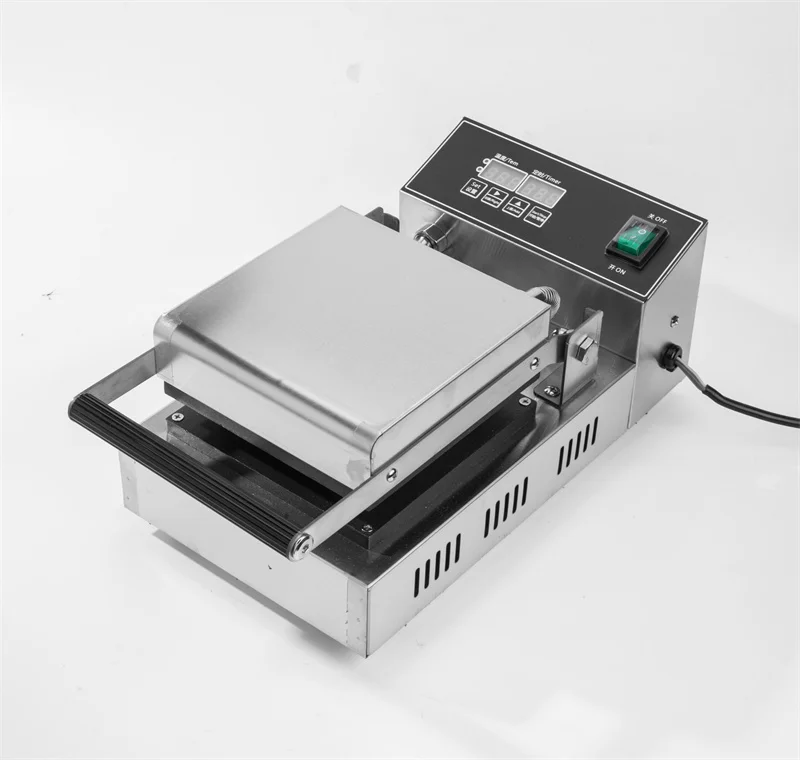 Stainless Steel Electric 900W Sandwich Maker 0-300℃ Temperature CNC System Bread Breakfast Cooker Commercial or Home Use 6