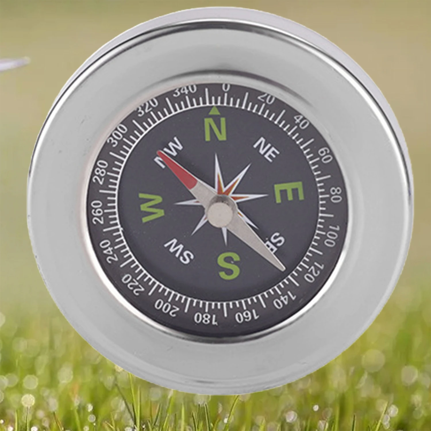Portable Handheld Compass Geography Teaching Aids Camping Hiking Direction Navigation Outdoor Travel Survival Practical Guider