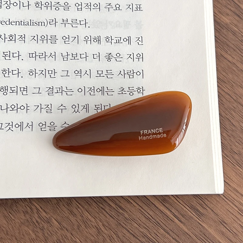 Korean FRANCE triangular duckbill clip French side bangs clip hair accessory