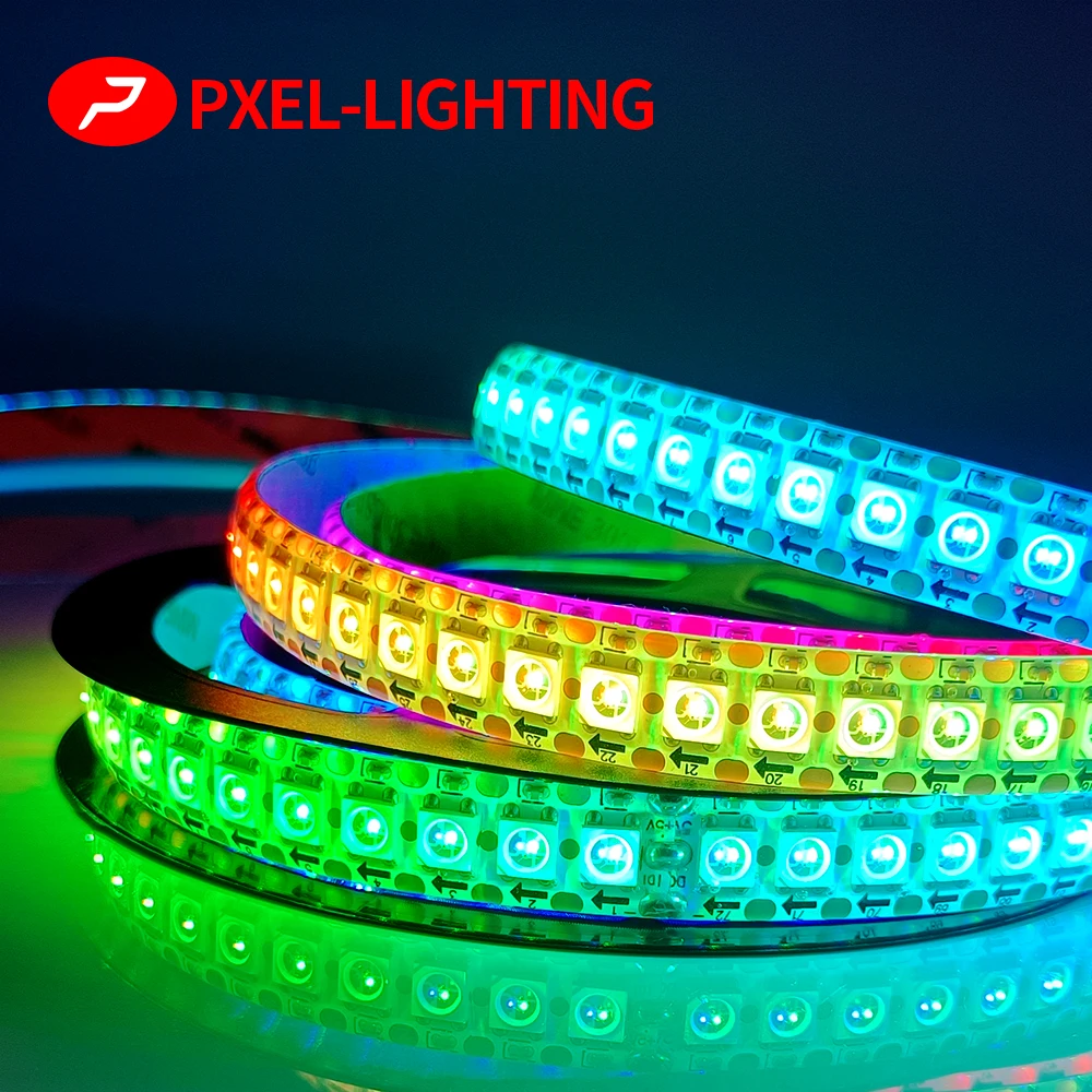 WS2812B WS2815 WS2811 RGB LED Ʈ,  ٷ  ִ 30/60/144 ȼ/Leds/M SMD5050 TV   IP30/65/67 DC5V DC12V