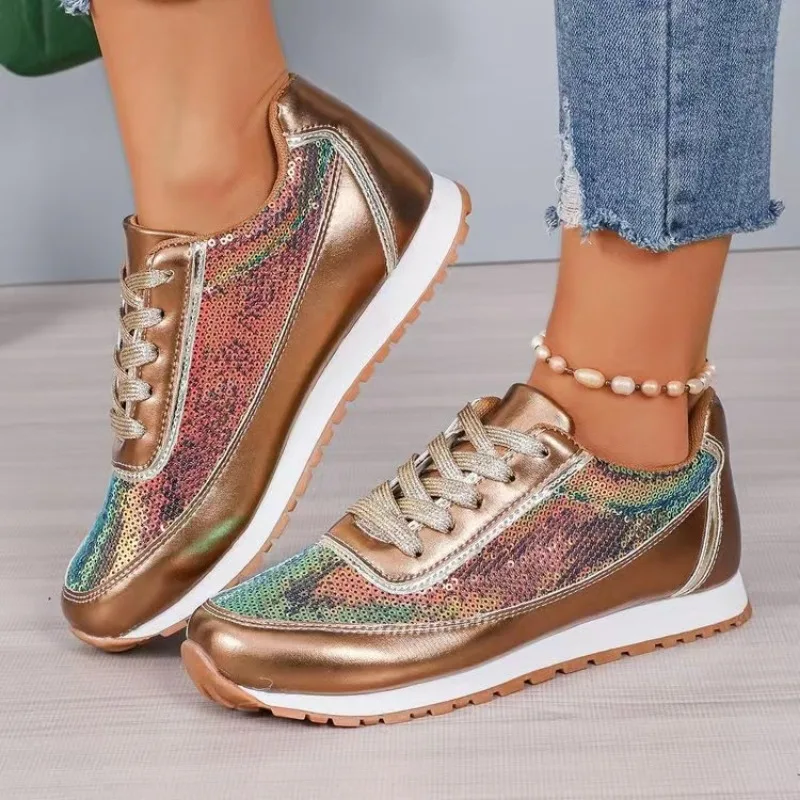 Plus Size 42 Women Running Sport Shoes Black Silver Girls Athletic Walking Sneakers Comfortable Female Jogging Shoes 3