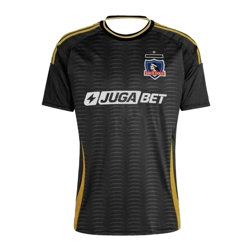 2025-26 콜로콜로 축구 컬렉션 - 트렌디한 반팔 저지, 고급 통기성 및 빠른 건조 기능의 남성용 티셔츠