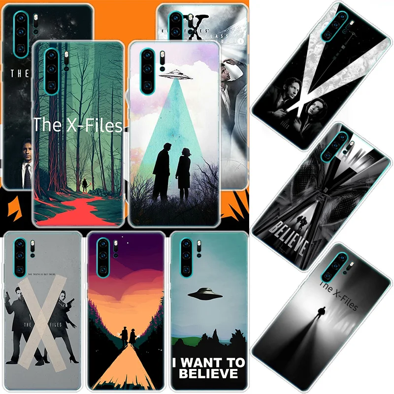 The X Files I Want To Believe Custodia Per Telefono Per Huawei Mate 40 Pro 30 20 Lite 10 Huawei P30 Lite P50 Pro P40 P20 P10 Cover Coque