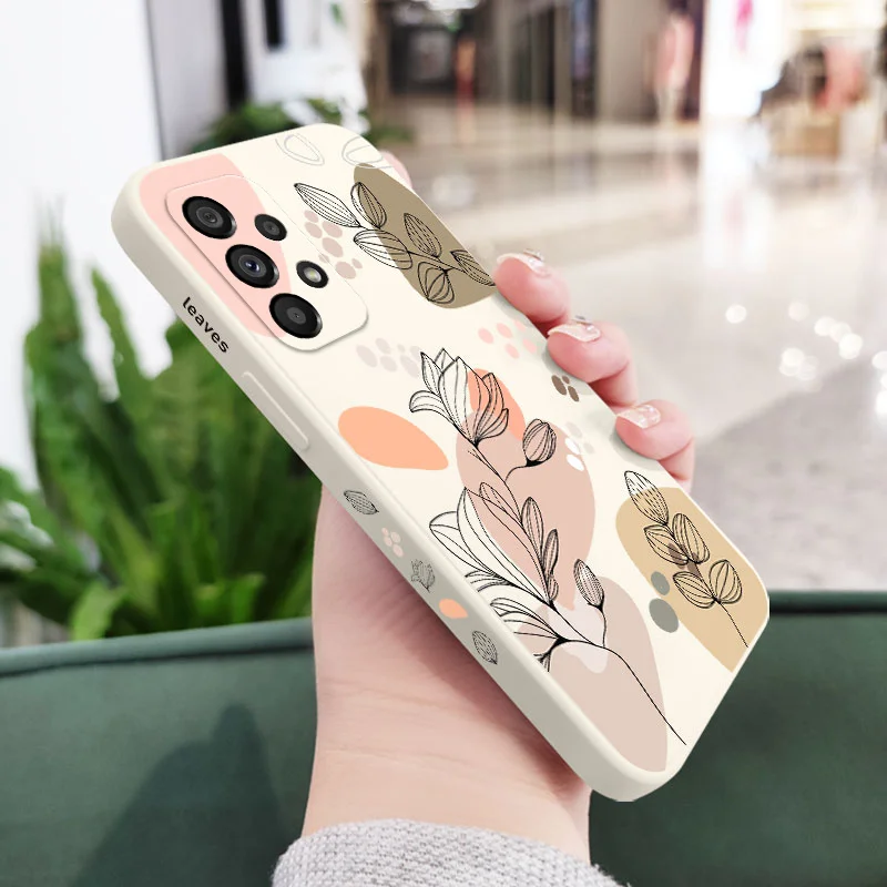 Elegant Abstract Plants Phone Case - Nature-Inspired Design