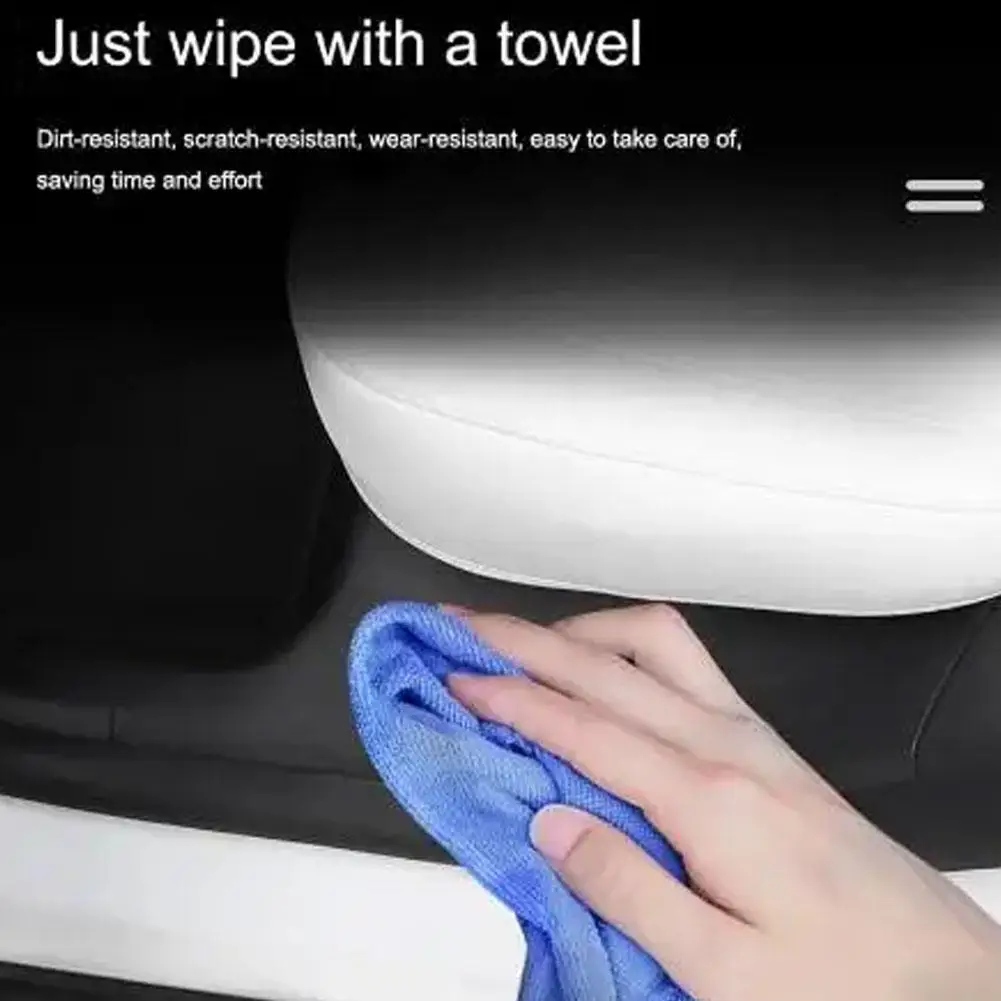 

ABS Rear Door Sill Guards Protector Scuff Plate Cover For Tesla Model Y MY 2021-2023 Door Inside Threshold Bumper Anti Kick