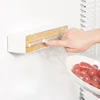 Wall Cling Film Cutter Dispenser Magnetic Wrap Food Stretch Film Roll Holder Aluminum Foil Wrap Dispenser Kitchen Organizer 3