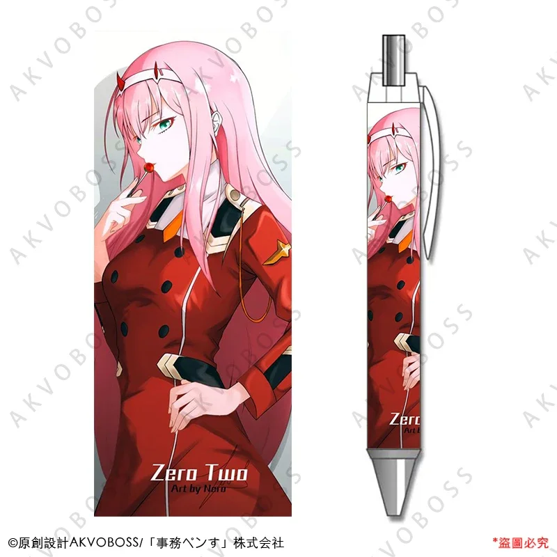 

Гелевая ручка Zero Two Anime с оригинальным рисунком, школьные принадлежности для письма и обучения, офисные канцтовары, 1 шт.