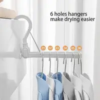 Drying Rack Clothes Hanger Foldable Clothes Drying Rack Hangers Portable Clothes Rack Travel Hanger For Bathroom Bedroom Dorm 1