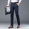 KUBRO Winter Men Warm Trousers Big Size Classic Style Business Fashion Regular Thick Casual Pants Male Brand Khaki Navy Black 3