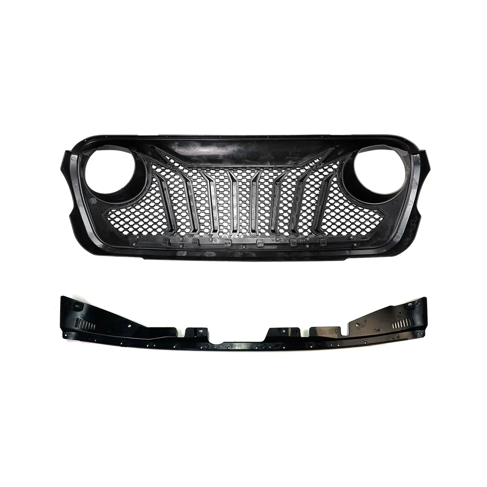 New Style Car Grill Front Bumper Grille For Jeep Wrangler JL heavy truck bumper middle section tractor for yingjie zhu hong junliang king road front bumper intake grille middle net