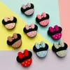 10Pcs Minnie Shape Silicone Beads BPA Free Baby Teething Bead For DIY Pacifier Chain Accessories Nursing Baby Teething Toy 3
