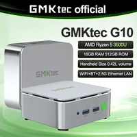 GMKtec Mini Pc NucBox G10 NucBox AMD Ryzen™ 5 3500U 2*DDR4 SO-DIMM 16GB RAM 512GB ROM Wifi 5 BT 5.0