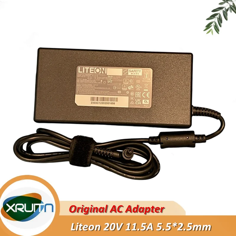 

Original For MSI WS65 WS75 Mobile Workstation 957-17G11P-101 Laptop Power Supply AC Adapter PA-1231-26 230W 20V 11.5A Charger
